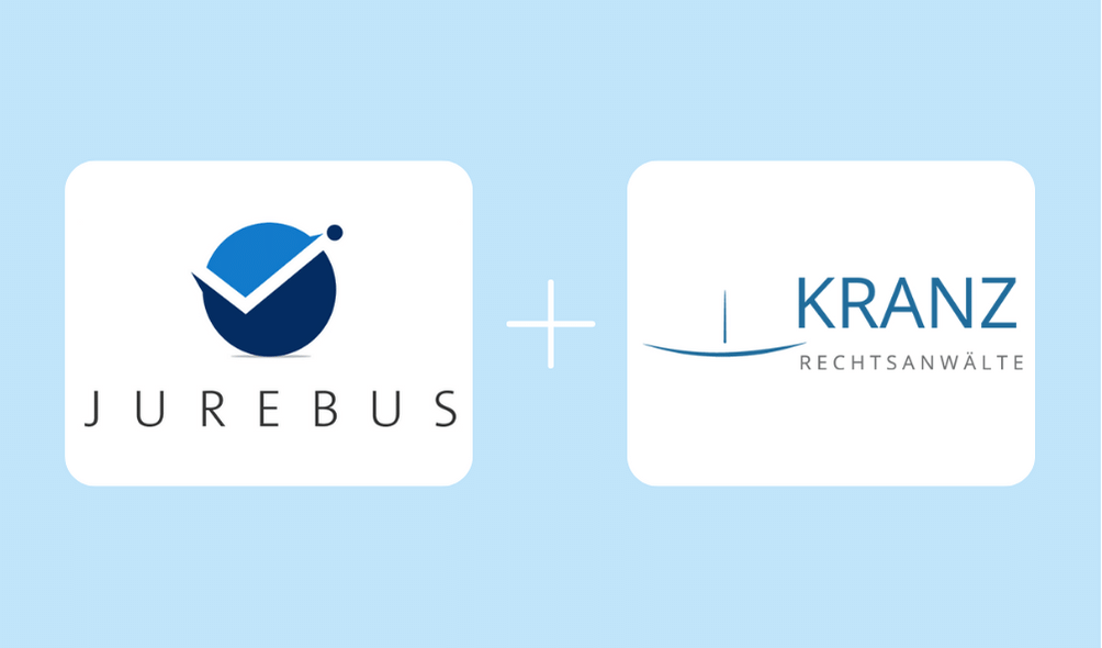 Logos von Jurebus und Kranz Rechtsanwälte